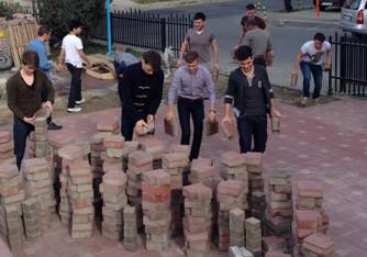 Volunteer Construction at the Richard Wurmbrand High School, Iasi